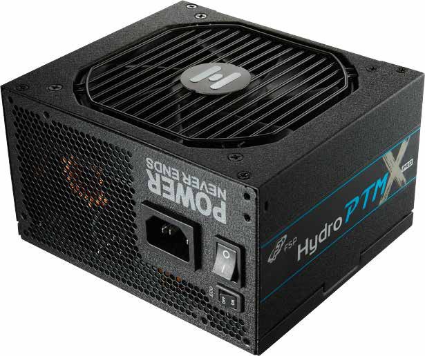 FSP Hydro PTM X PRO 1000W 80 Plus Platinum Full Modular ATX 3.0 PCIe Gen 5. W/ 12VHPWR Cable Power Supply Compact Size 10 Years Warranty (HPT3-1000M-G5)